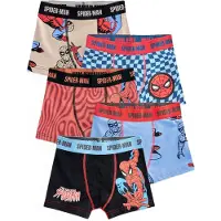 Next Sous-vêtements 'Spiderman' beige / bleu clair / rouge / noir
