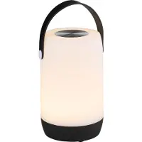 Grundig Lampe de chevet LED – Lampe de table sans fil à intensité variable – Veilleuse avec port USB-C – Lumière d'ambiance blanc chaud/blanc froid