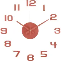 Karlsson Horloge murale design avec chiffres collés KA6001RD