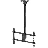 My Wall Bewegliche TV Deckenhalterung TV-Deckenhalterung (Plafond, 60 kg, 43" - 86"), Support mural pour TV, Noir