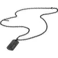 Police S14aie01c Necklace Argenté Homme