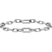 Daniel Wellington Bracelet n acier avec cristaux Crystal Link DW00400608 - Longueur : 18,5 cm.