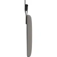 vidaXL Tête de lit suspendue, couleur taupe, en velours