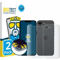 BROTECT Full-Screen Protection Mat (2 pcs, Apple iPhone 17e), Téléphone portable : film de protection, Gris