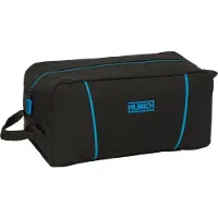 Safta Schuhtasche für die Reise Munich Road Blau Schwarz 34 x 15 x 18 cm, Bleu, Noir
