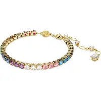 Swarovski Bracelet 'Matrix' bleu / or / vert / violet