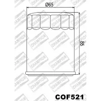 Champion Filtre À Huile Pour Quad Arctic Cat 650 H1 4x4 Auto 2004 À 2011 Cof521 Neuf