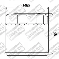 Champion Filtre À Huile Pour Moto Benelli 750 752 S 2019 À 2021 Neuf