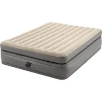 Intex Matelas de lit gonflable 64164 confort surélevé Queen 152x203x51 Cm - 203 cm
