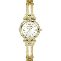 GUESS Montre à affichage analogique 'DELPHINE' or