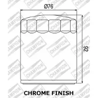 Champion Filtre À Huile Pour Moto Harley Davidson 1200 Xl L Sportster 2007 À 2011 Neuf