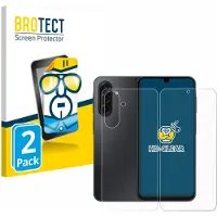 BROTECT Protection Clair (2 pcs, Samsung Galaxy A17), Téléphone portable : film de protection, Transparent