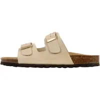 The Divine Factory Mule 'Leder-Pantoletten Noga Sierra Edge' beige