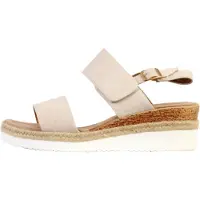 Super Mode Sandales 'Sandalen mit Keilabsatz und Riemchen' beige