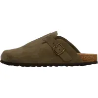 The Divine Factory Mule 'Joasis-Lederpantoletten' vert