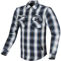Merlin Madison Chemise de Moto Femme Bleu Crème Taille XS