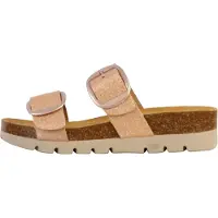 Plakton Mules Compensée en cuir Combarro