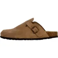 The Divine Factory Mule 'Joasis-Lederpantoletten' marron