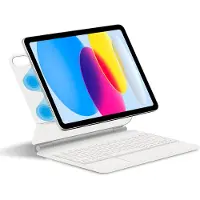 INF Étui de protection pour iPad avec clavier Bluetooth Blanc iPad Pro 11 M2
