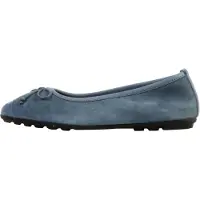 The Divine Factory Ballerine Cuir Alénoa - Bleu