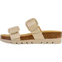 Plakton Mules Compensée en cuir Combarro