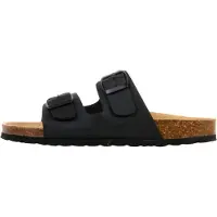 The Divine Factory Mule 'Leder-Pantoletten Noga Sierra Edge' noir