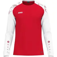 Jako T-shirt à manches longues Sonic rouge/blanc 4XL