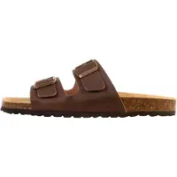 The Divine Factory Mule 'Noga Mistral Edge Leder-Pantoletten' marron