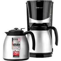Clatronic Thermo-cafetière KA 3328, noir/inox