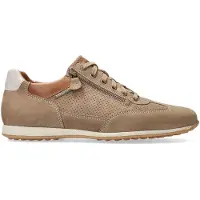 Mephisto Leon Nomad Taupe Chaussures à lacets en Taupe Nubuck 44