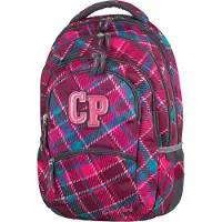 CoolPack COLLEGE CRANBERRY 630 Sac à dos pour l'école léger et confortable multicolore à carreaux enfants filles