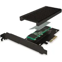 Icy Box Ib-pci208 Pci-e Expansion Card Noir