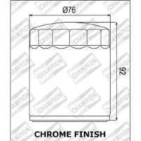 Champion Filtre À Huile Pour Moto Harley Davidson 1340 Fxsts Softail Springer 1990 À 1999 Neuf