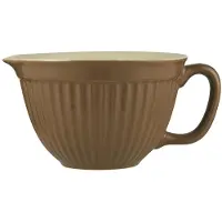 Ib Laursen Bol à mélanger , modèle Mynte, couleur noisette, en céramique, vaisselle, capacité de 1700 ml