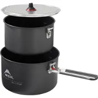 MSR - Casseroles de camping/bivouac - Ceramic 2Pot Set en Aluminium - Noir