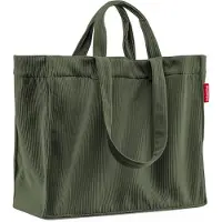 Reisenthel sac à épaule sac shopper Softshopper Cord Dark Matcha vert sapin