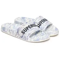 Superdry Claquettes Camo Print Pool Slide hommes - Gris - 40 / 41