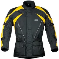 GMS Twister Veste Moto Textile Noire Jaune Taille M