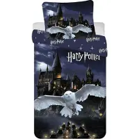 Jerry Fabrics Housse de couette Harry Potter Zweinstein - 140 x 200 cm - 70 x 90 cm - Polyester
