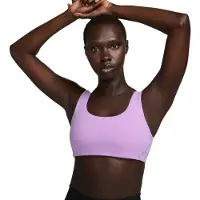 Nike Brassière de sport à maintien léger avec doublure légère et encolure en U Alate All U pour femme - Pourpre | Taille XS