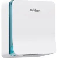 Satino Distributeur d'essuie-mains S - plastique ABS - pour essuie-mains pliés en V ou en C - L 301 x P 165 x H 350 mm - blanc