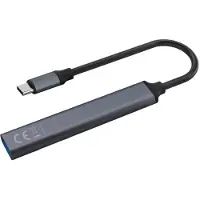 Savio Hub AK-70 USB-A - 3 ports USB-A 2.0, 1 port USB-A 3.1 Gen 1, 4 en 1, 5 Gbit/s