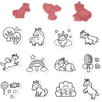 Janod Unicorn Stamps 15 pcs à partir de 3 ans