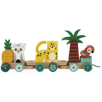 Janod Train Multicolore Enfants