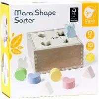 Classic World - Trieur de formes en bois pour enfants 10 el.