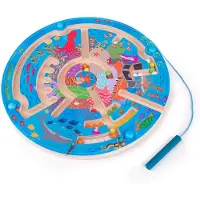 Bigjigs Jeu de labyrinthe magnétique - Monde sous-marin