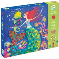 Djeco Jeu de mosaïque créatif « Sirènes »,