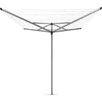 Brabantia - 310867 - Topspinner séchant, rotatif - 60 mètres - Ancrage métallique - Ø 45 mm - 4 bras - Gris métallisé