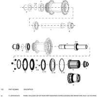 Zipp Embouts De Protection Pour Moyeux Arrière Shimano Cognition Disc