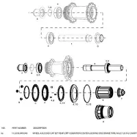 Zipp Embouts Pour Moyeux Arrière à Disque De Cognition Campagnolo
